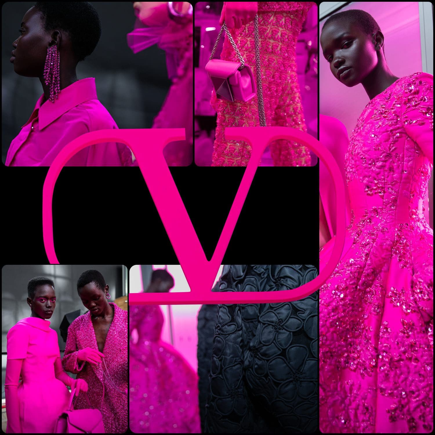 Valentino Backstage Especial Rosa Outono 2022-2023 Runway revista