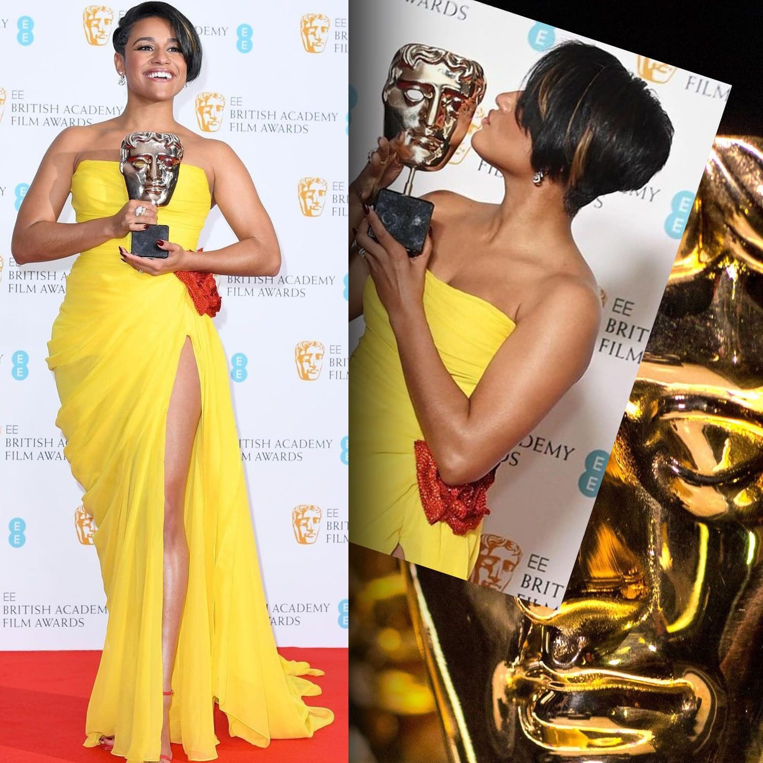 Ariana Debose en Oscar de la Renta aux BAFTA Awards 2022 par RUNWAY MAGAZINE