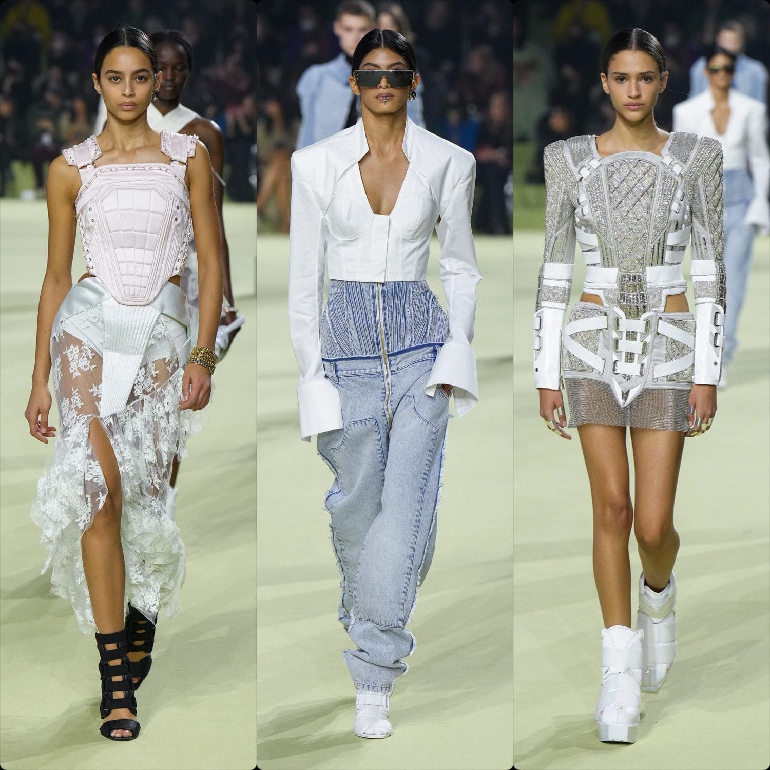 奥利维尔的巴尔曼 Rousteing 2022 秋冬-2023 巴黎 Runway 杂志
