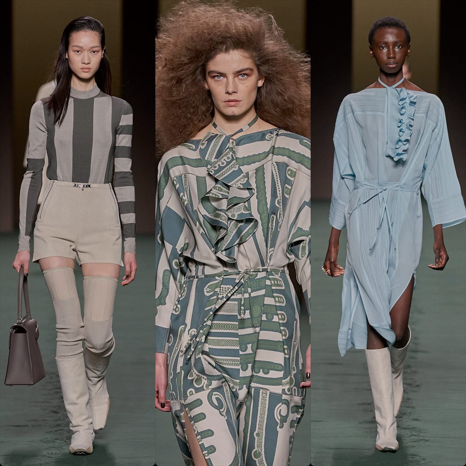 Hermes Autunno Inverno 2022-2023 Parigi Runway Magazine