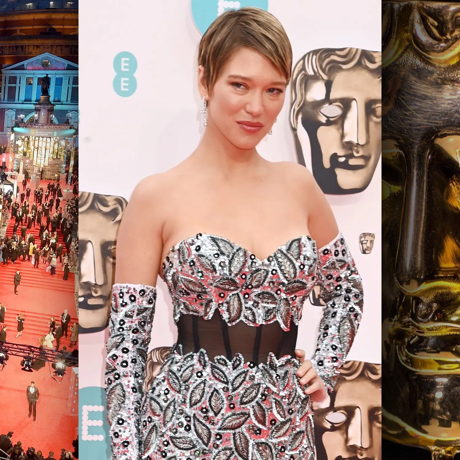 Léa Seydoux en Louis Vuitton aux BAFTA Awards 2022 par RUNWAY MAGAZINE