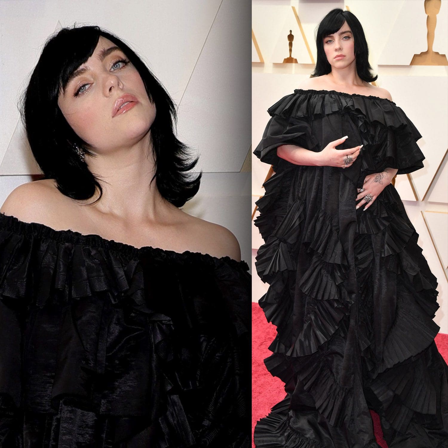 Billie Eilish viste Gucci en los Oscar 2022 Runway Revistas