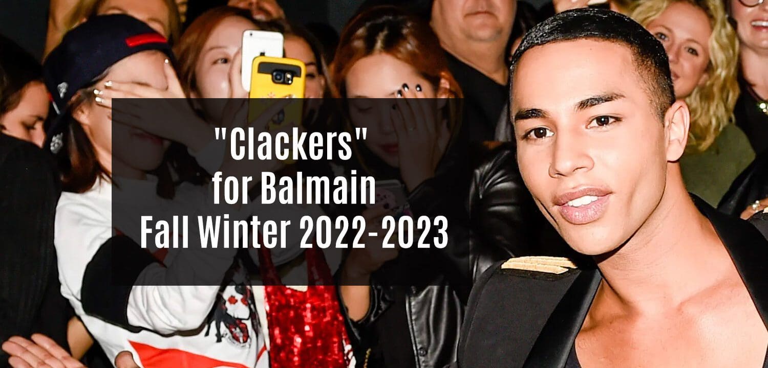 Olivier Rousteing of Balmain Fall Winter 2022-2023 Paris Runway Magazine