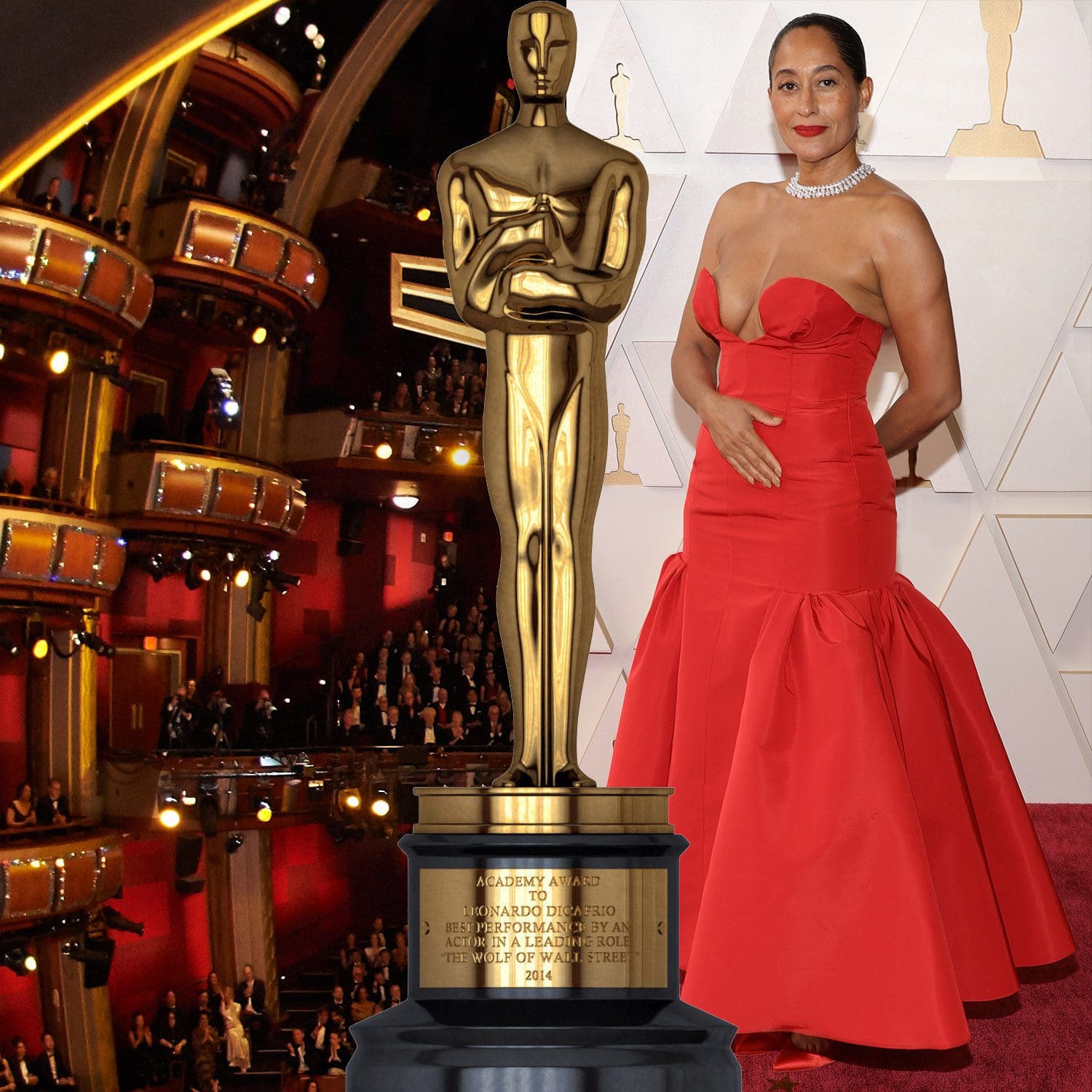 Tracee Ellis Ross viste a Carolina Herrera en los Oscar 2022 Runway Revistas