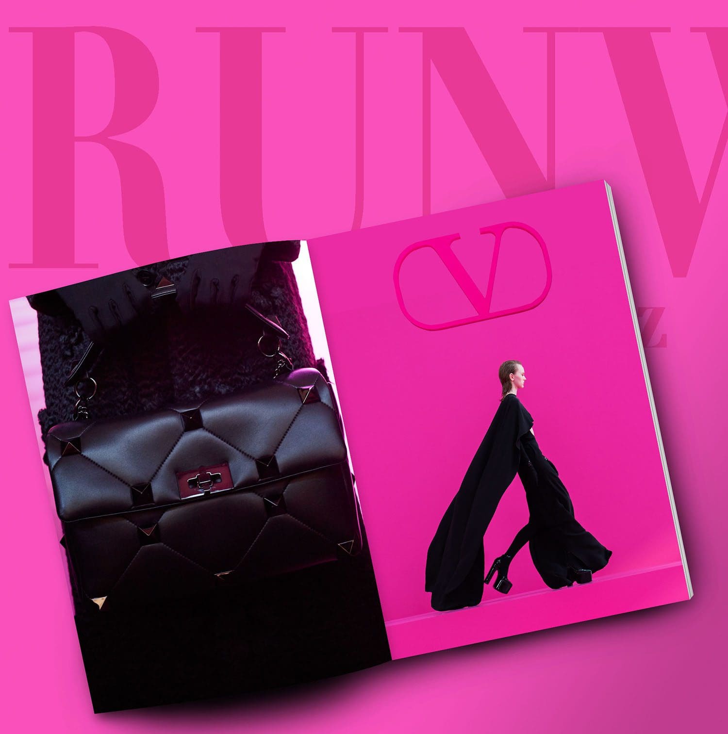 Especial Valentino Rosa Issue Outono 2022-2023 Runway revista