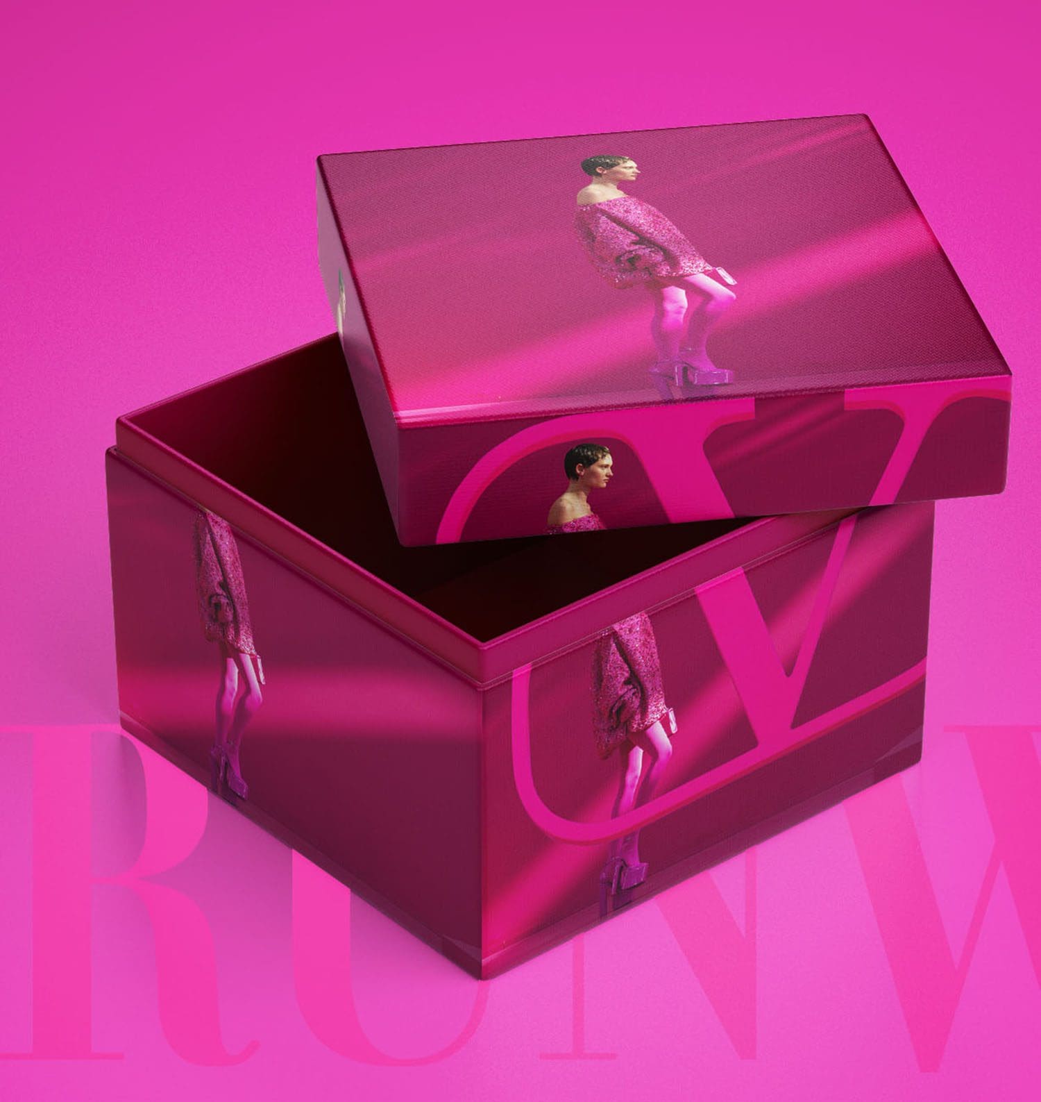 Especial Valentino Rosa Issue Outono 2022-2023 Runway revista