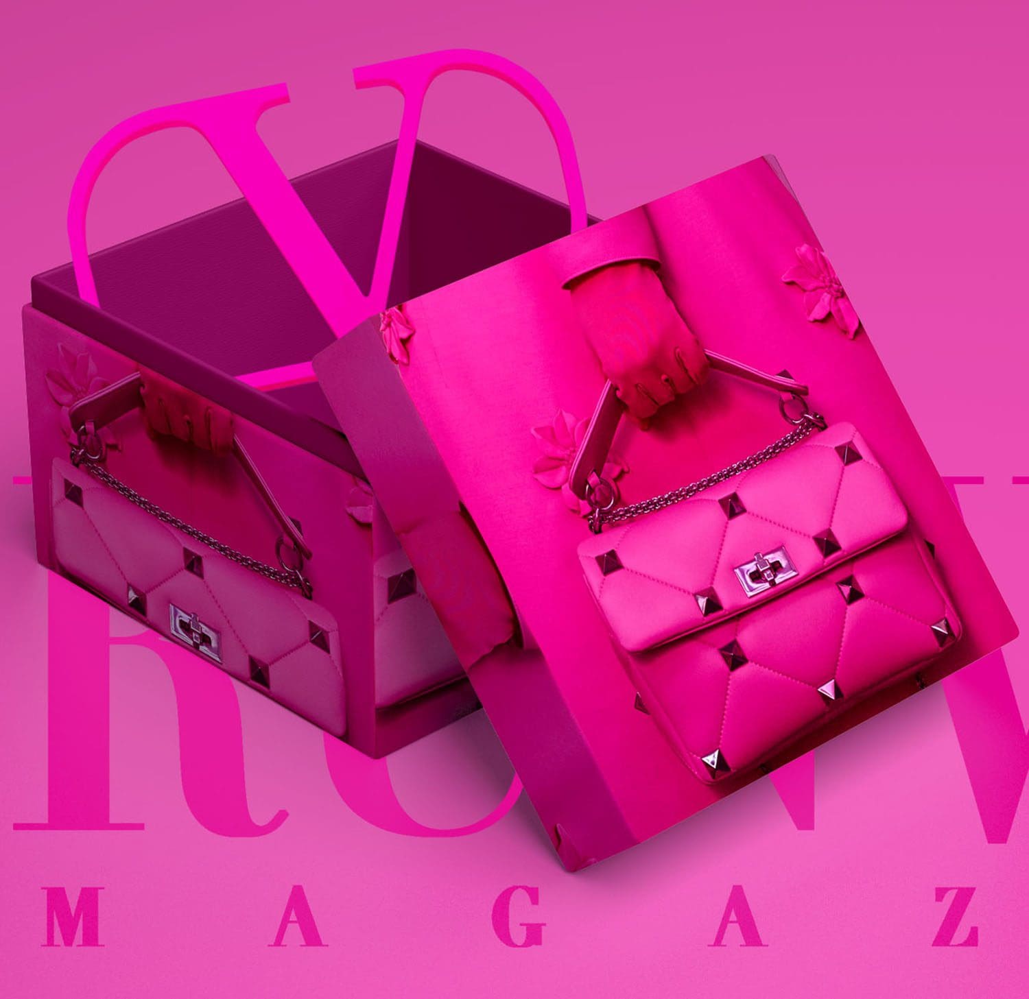 Especial Valentino Rosa Issue Outono 2022-2023 Runway revista