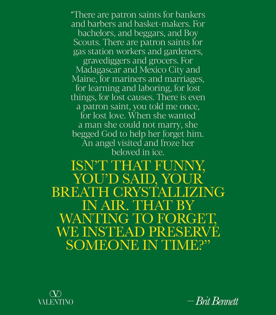 Brit Bennerr for Valentino The Narratives by RUNWAY MAGAZINE