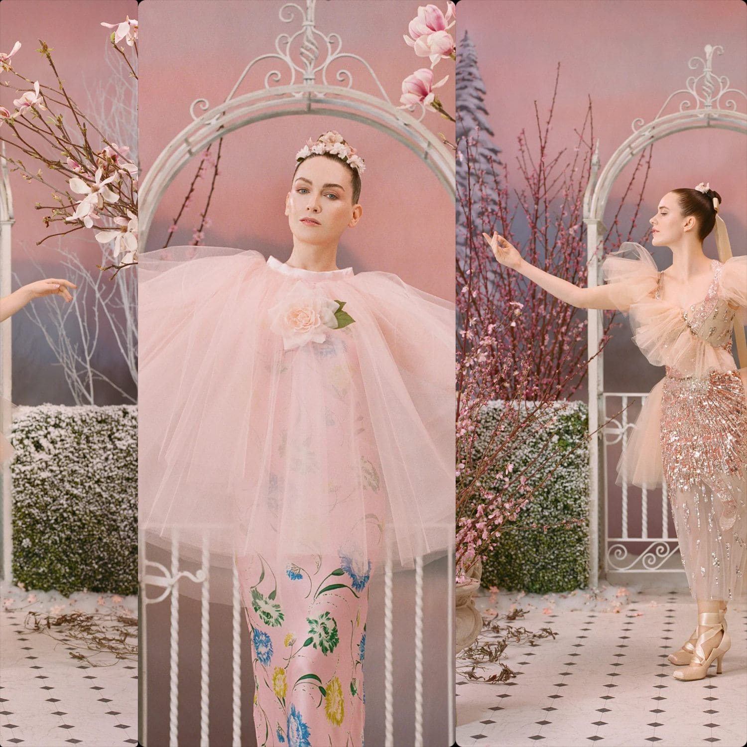 Rodarte Outono Inverno 2022-2023 Desenhado por Kate e Laura Mulleavy, foto de Daria Kobayashi Ritch Runway revista