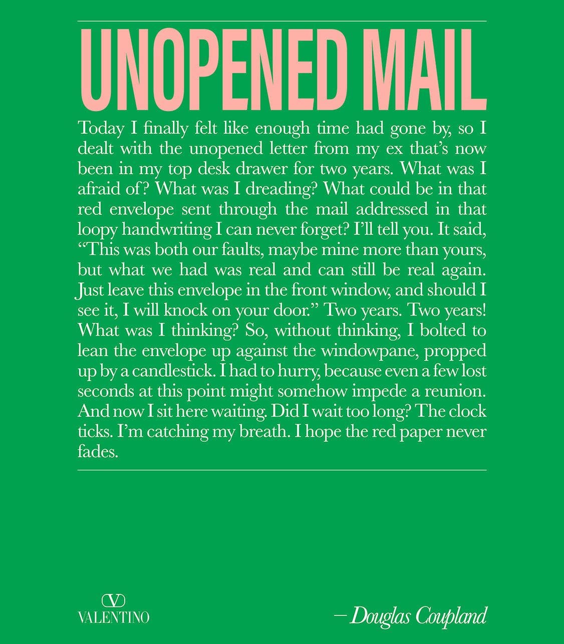 Douglas Coupland for Valentino The Narratives by RUNWAY MAGAZINE