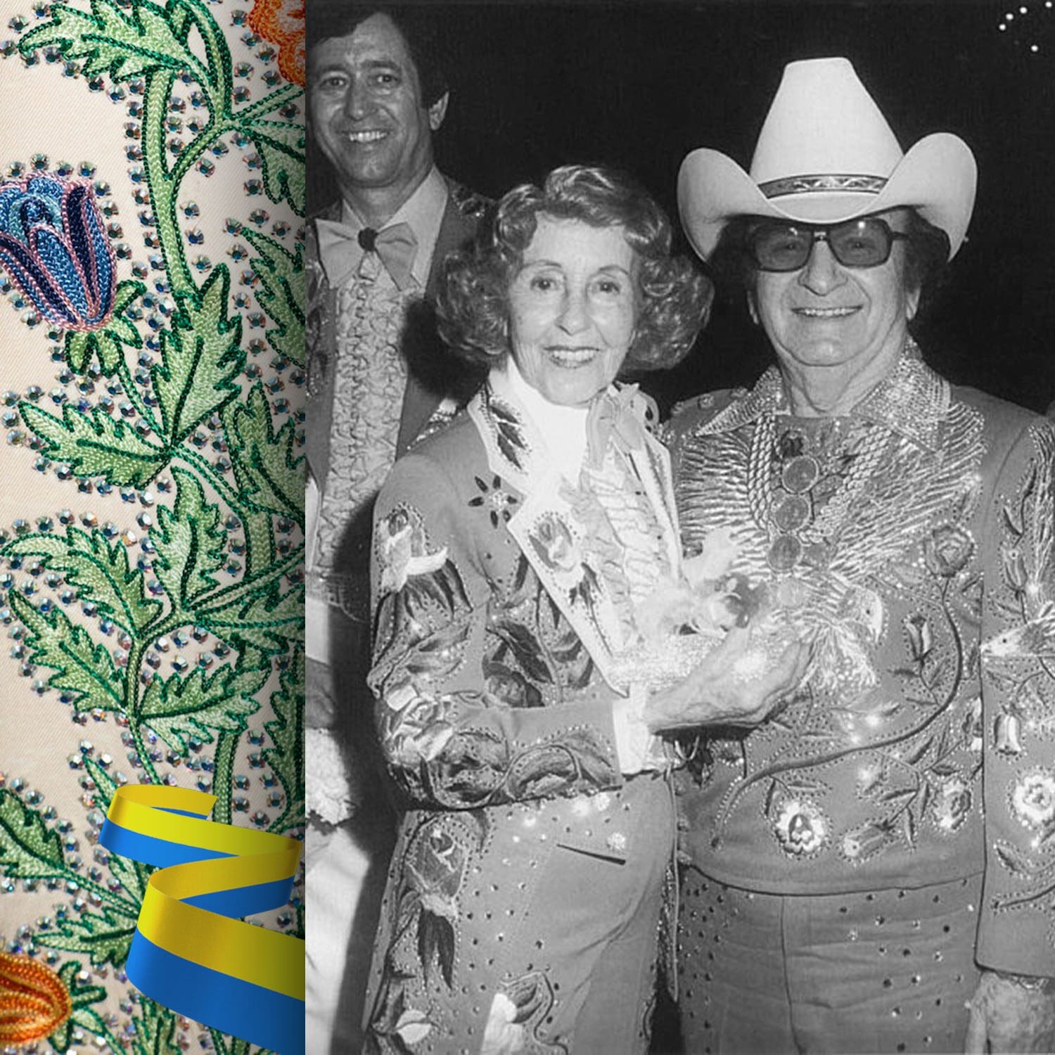 Designer Nudie Cohn and Bobbie Nudie couple