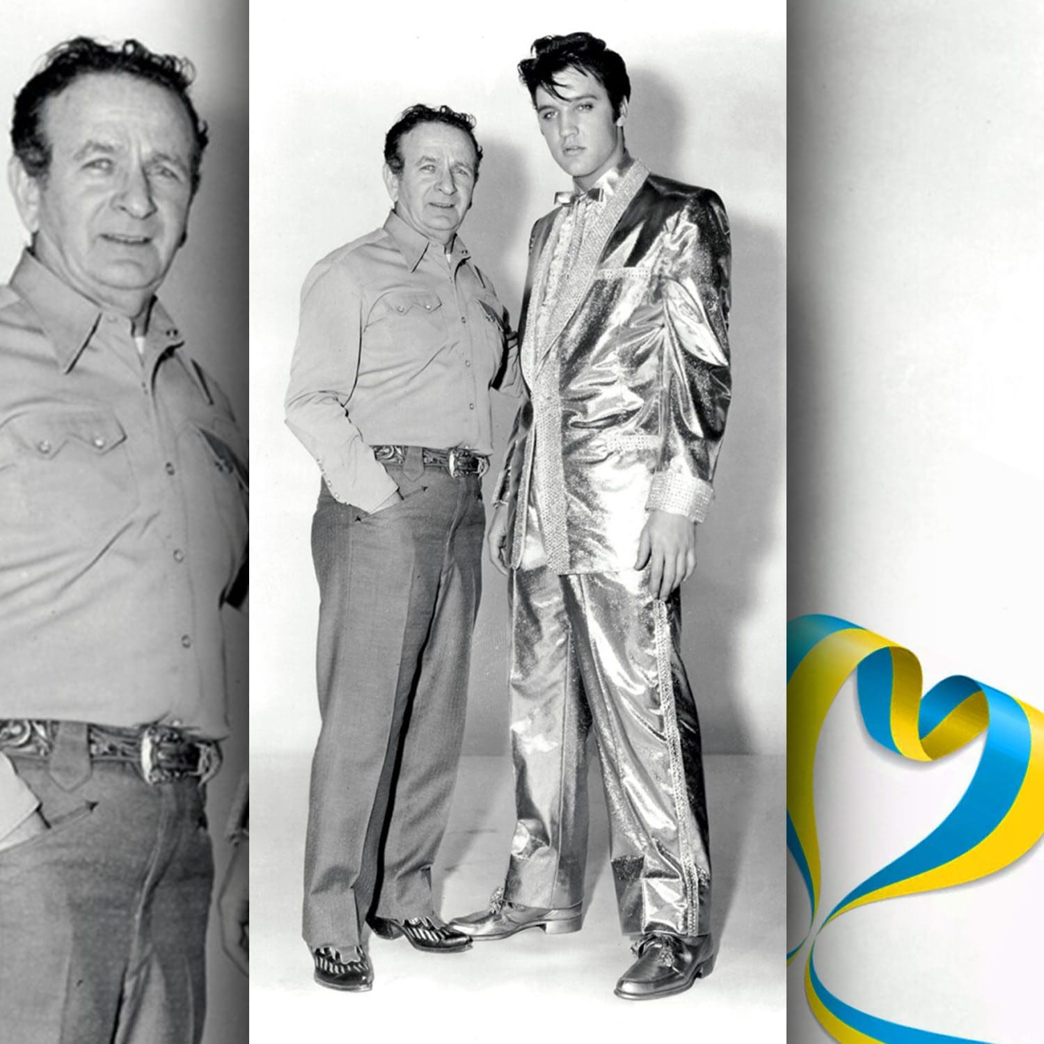 Elvis Presley and designer Nudie Cohn
