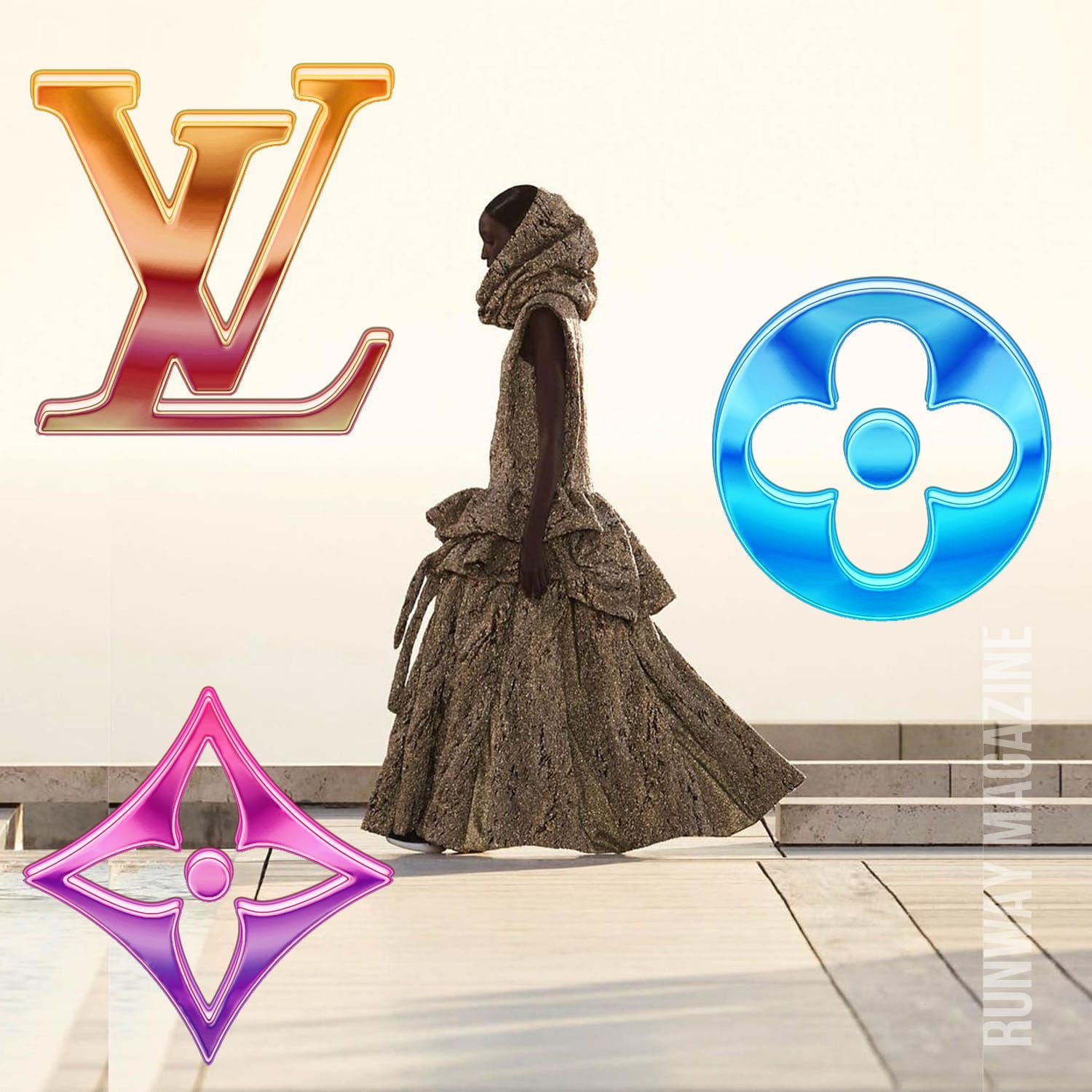 Resort de cruceros Louis Vuitton 2023 Runway Revistas