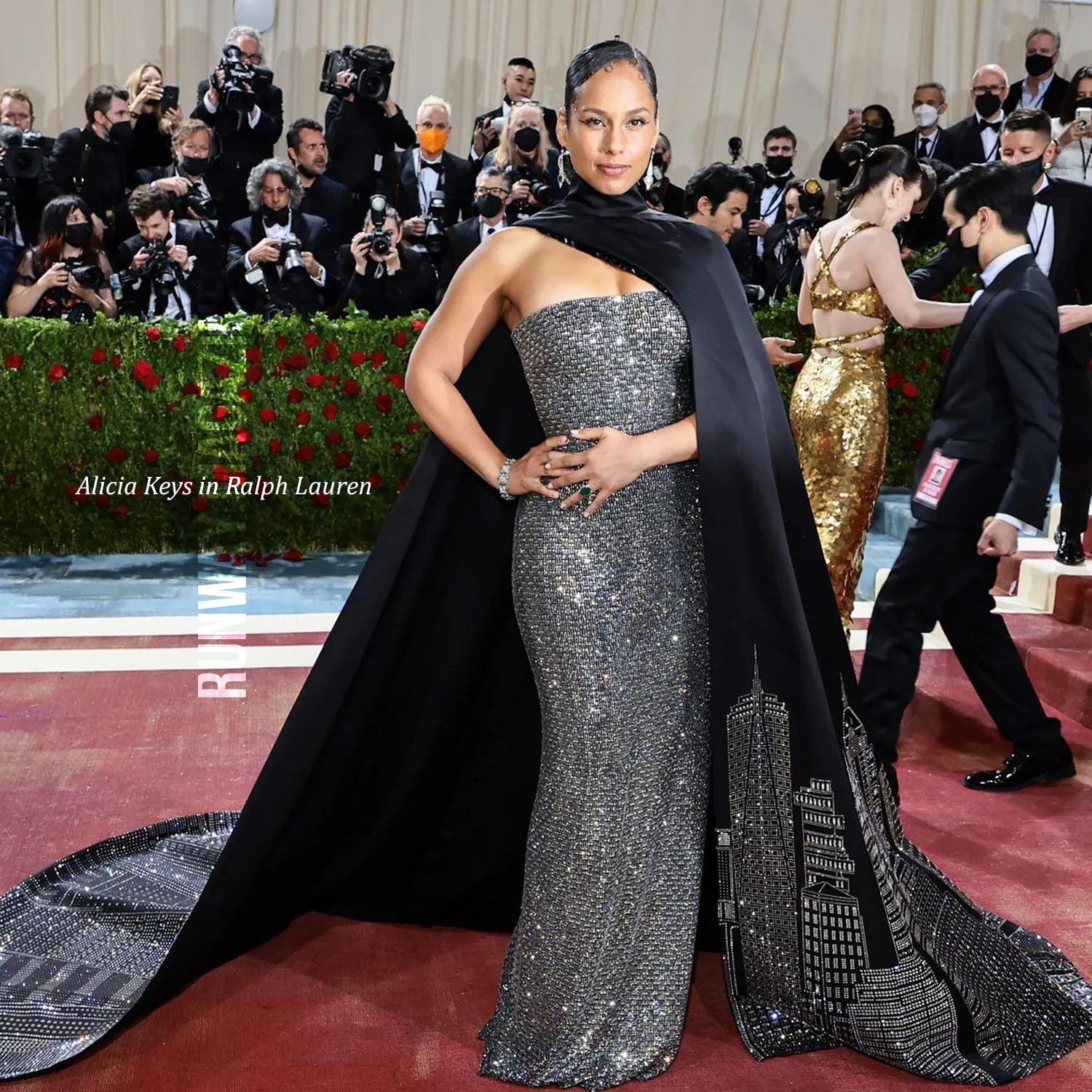 Alicia Keys in Ralph Lauren at The Met Gala 2022 by Runway Magazine