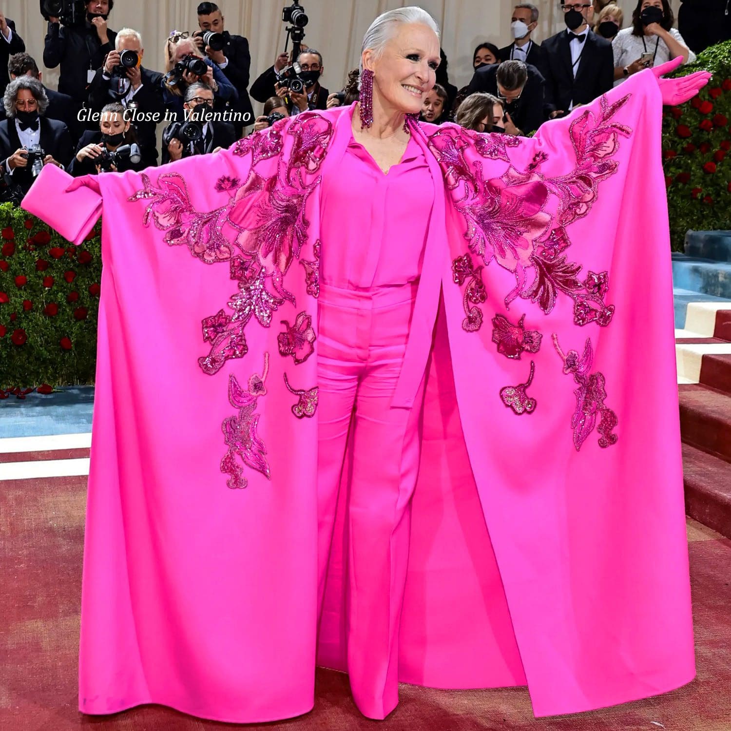 Glenn Close in Valentino at The Met Gala 2022 by Runway Magazine