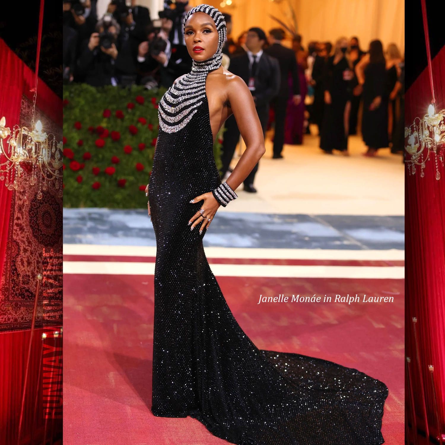Janelle Monáe in Ralph Lauren at The Met Gala 2022 by Runway Magazine