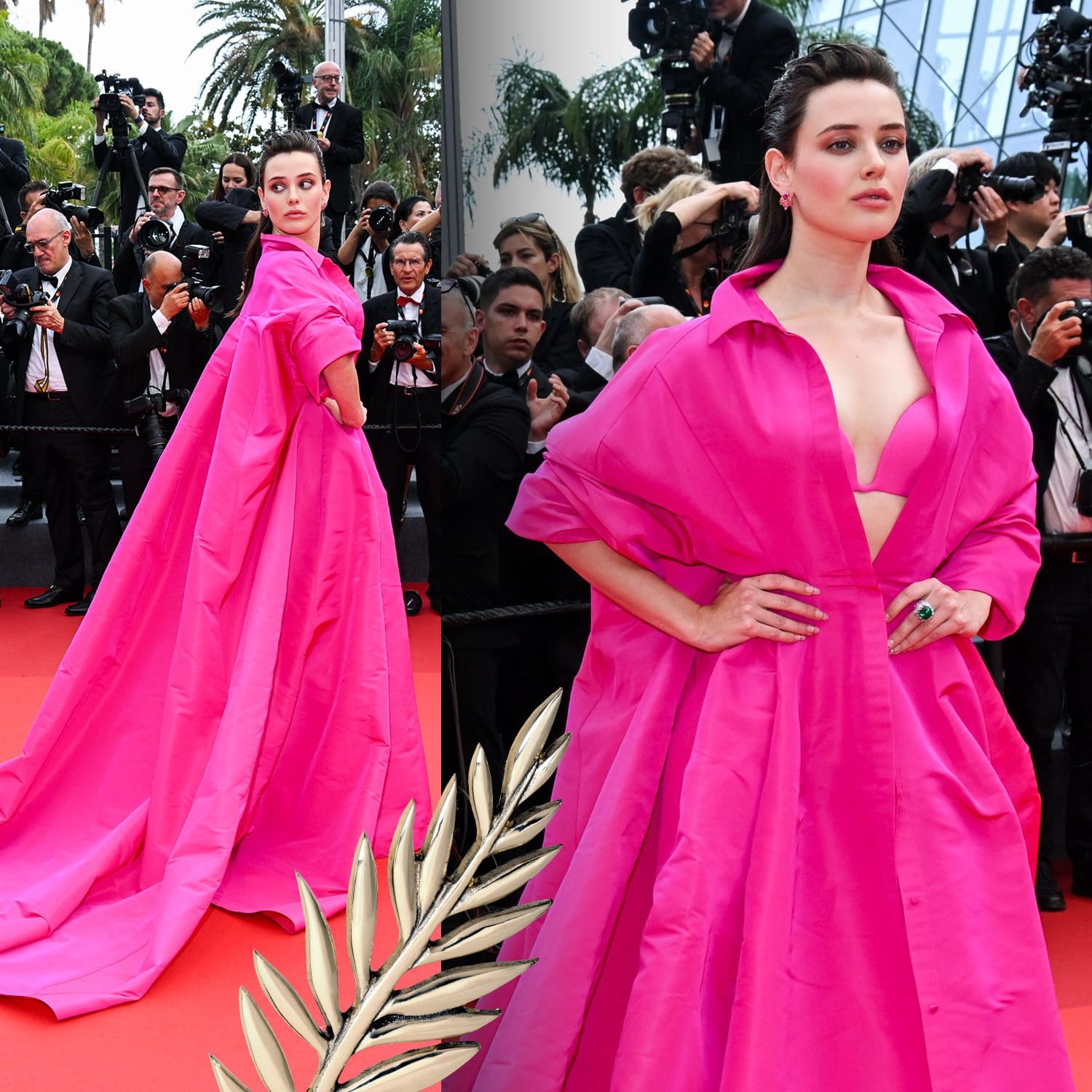 Katherine Langford in Valentino Pink PP at Cannes 2022 Runway Magazine