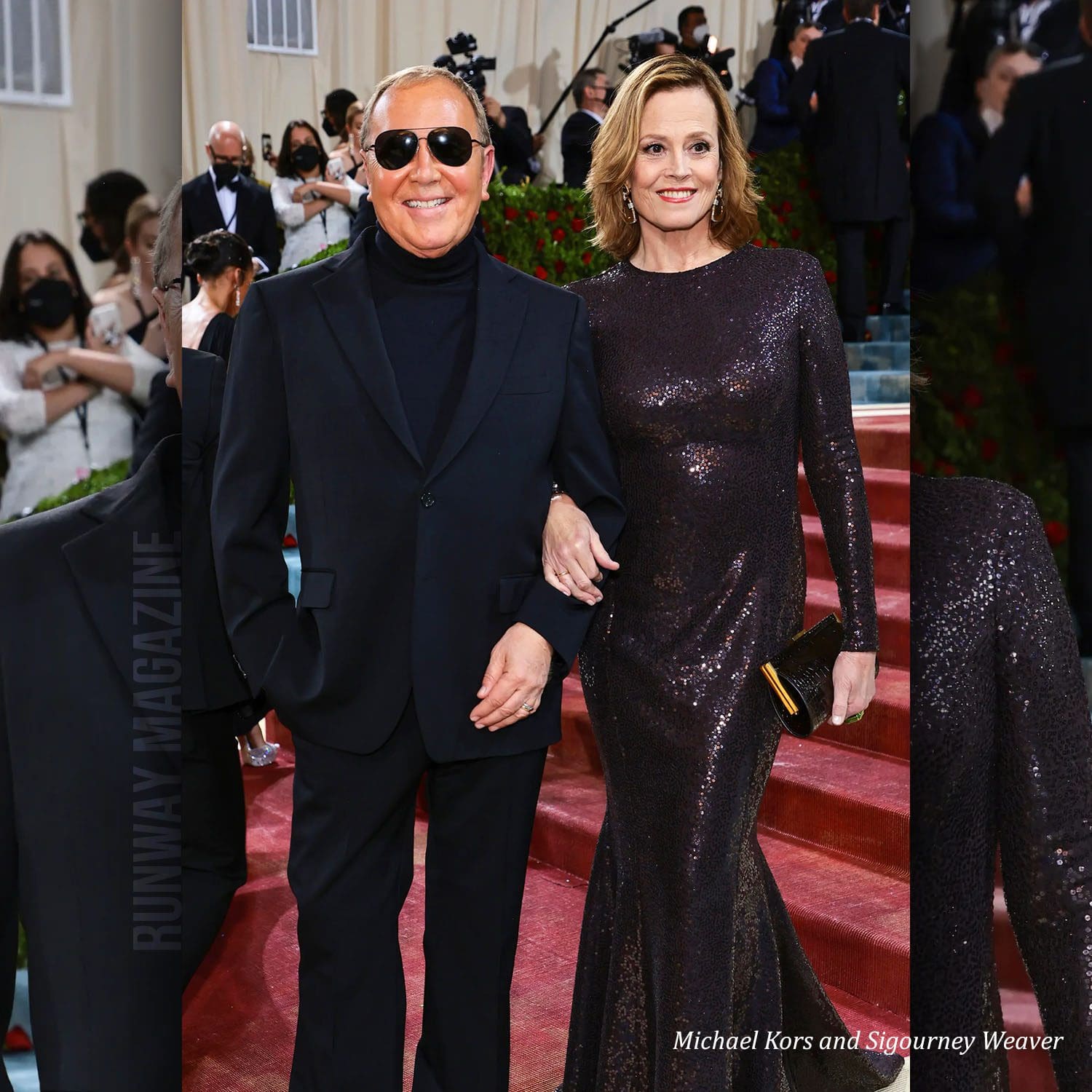 Michael Kors and Sigourney Weaver at The Met Gala 2022 by Runway Magazine
