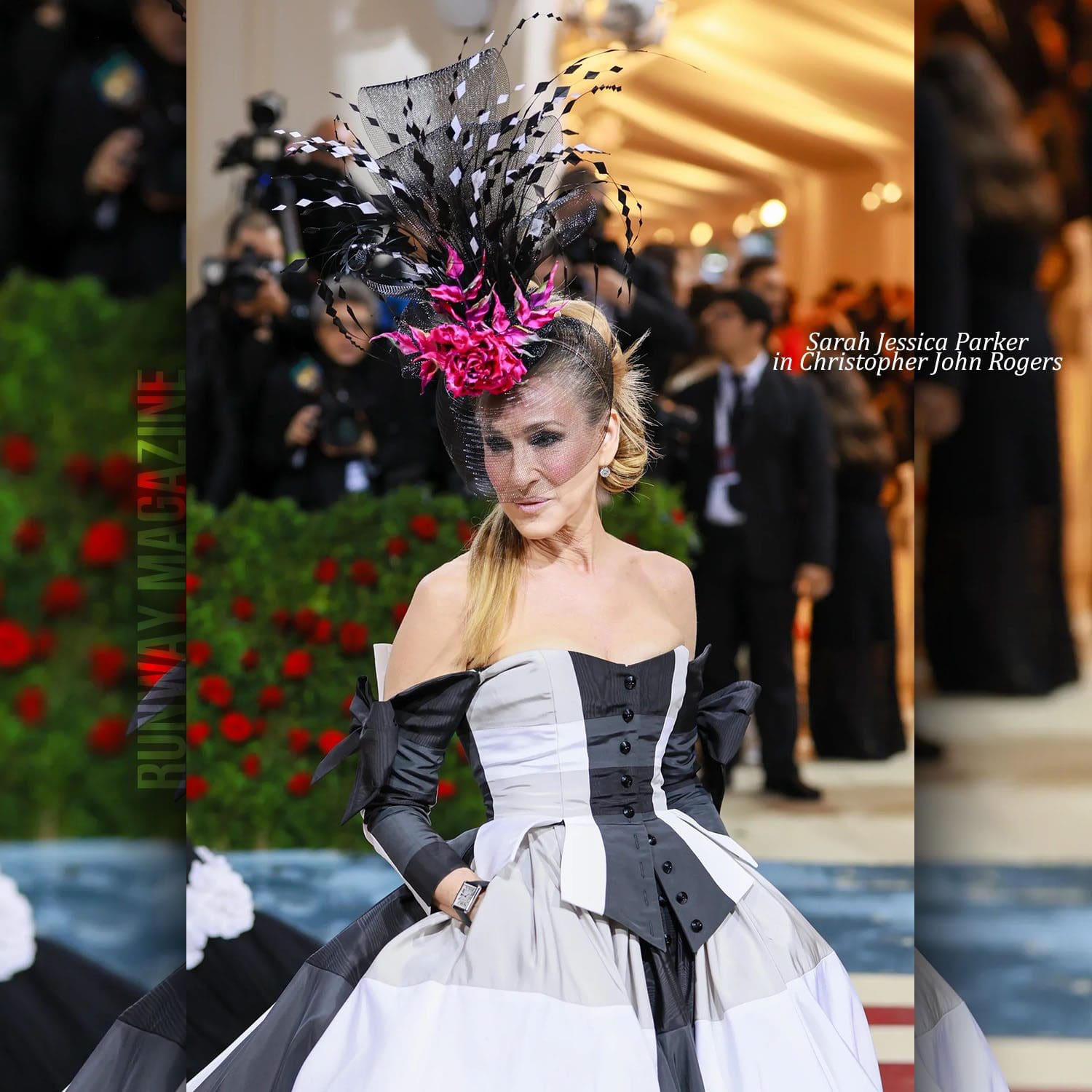 Sarah Jessica Parker in Christopher John Rogers at The Met Gala 2022 by Runway Magazine