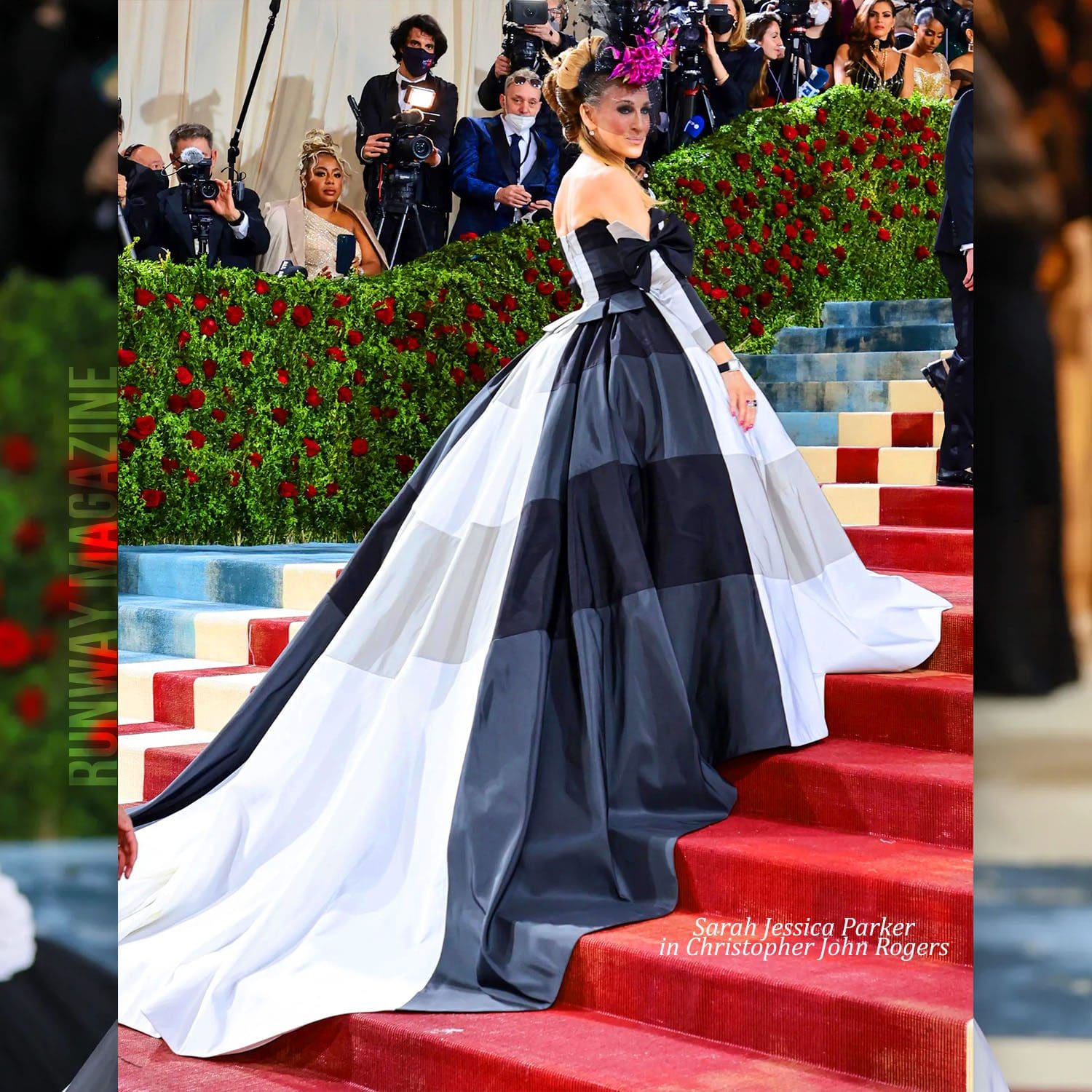 Sarah Jessica Parker in Christopher John Rogers at The Met Gala 2022 by Runway Magazine