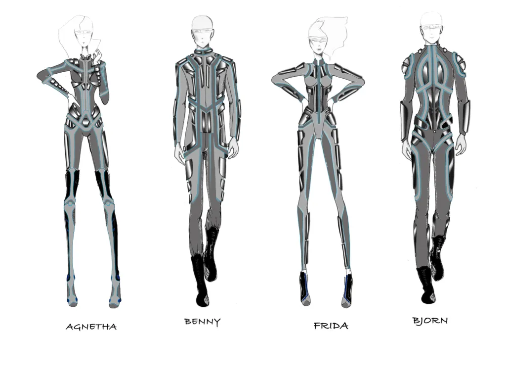 boceto EEREVOS AETHER ABBA TRON BOCETO