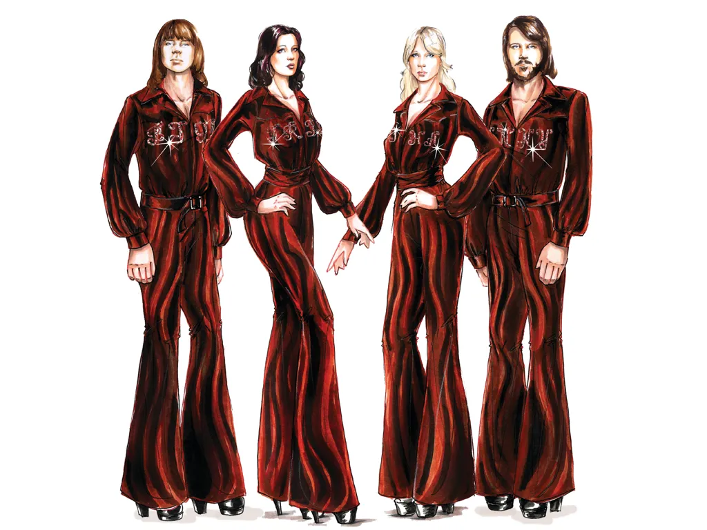 boceto TRAJES DE TERCIOPELO