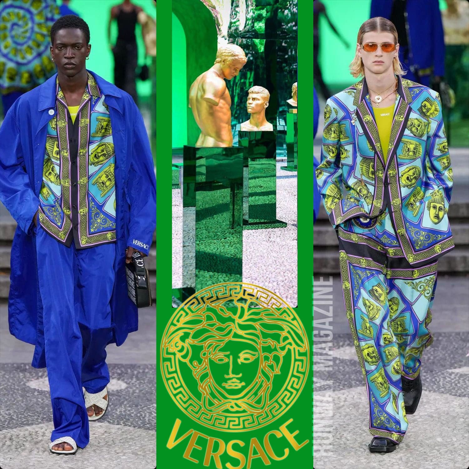 Versace Herren Frühling Sommer 2023 Runway Magazin