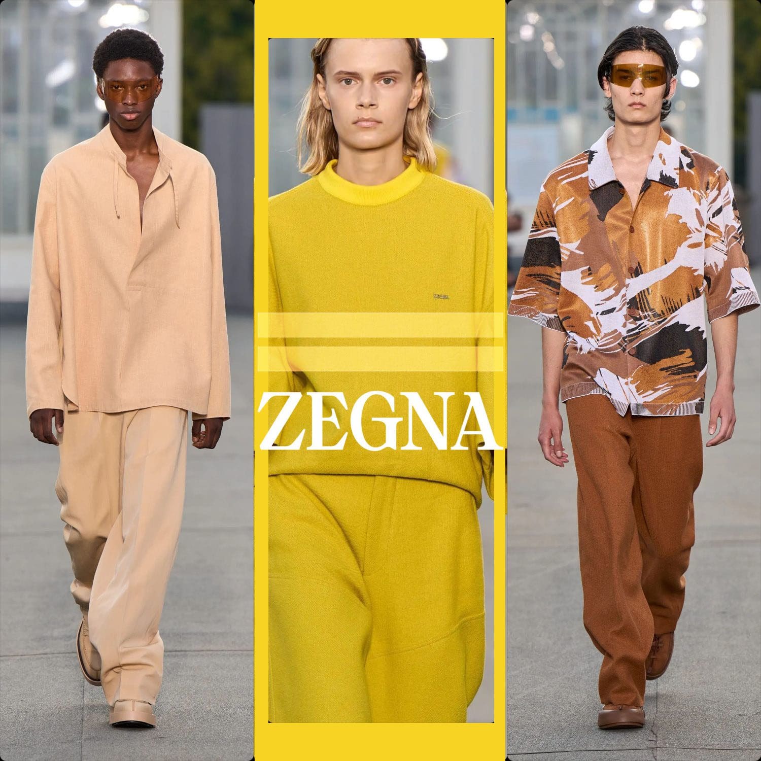 Zegna Homens Primavera Verão 2023 Runway revista