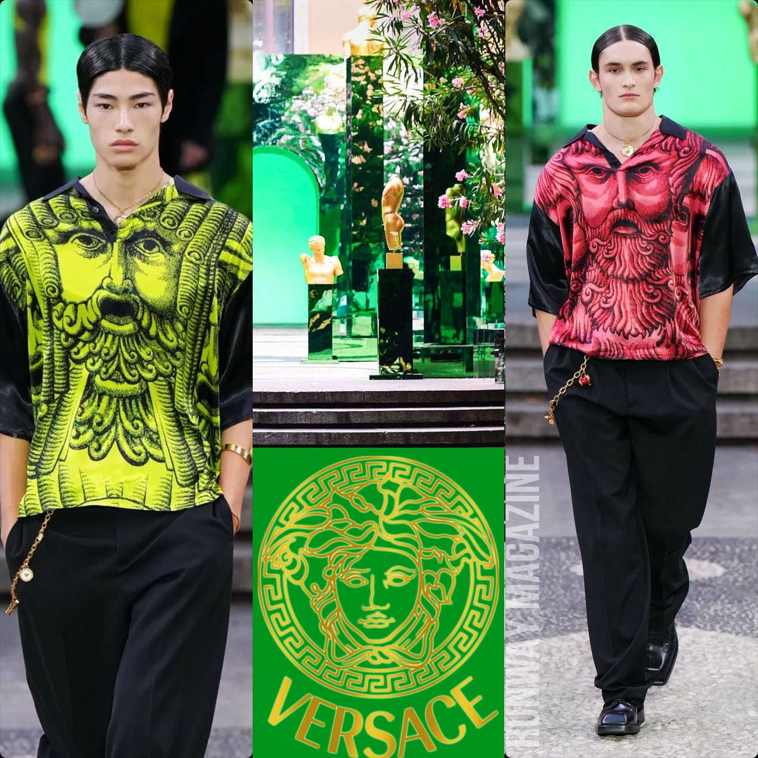 Versace Herren Frühling Sommer 2023 Runway Magazin