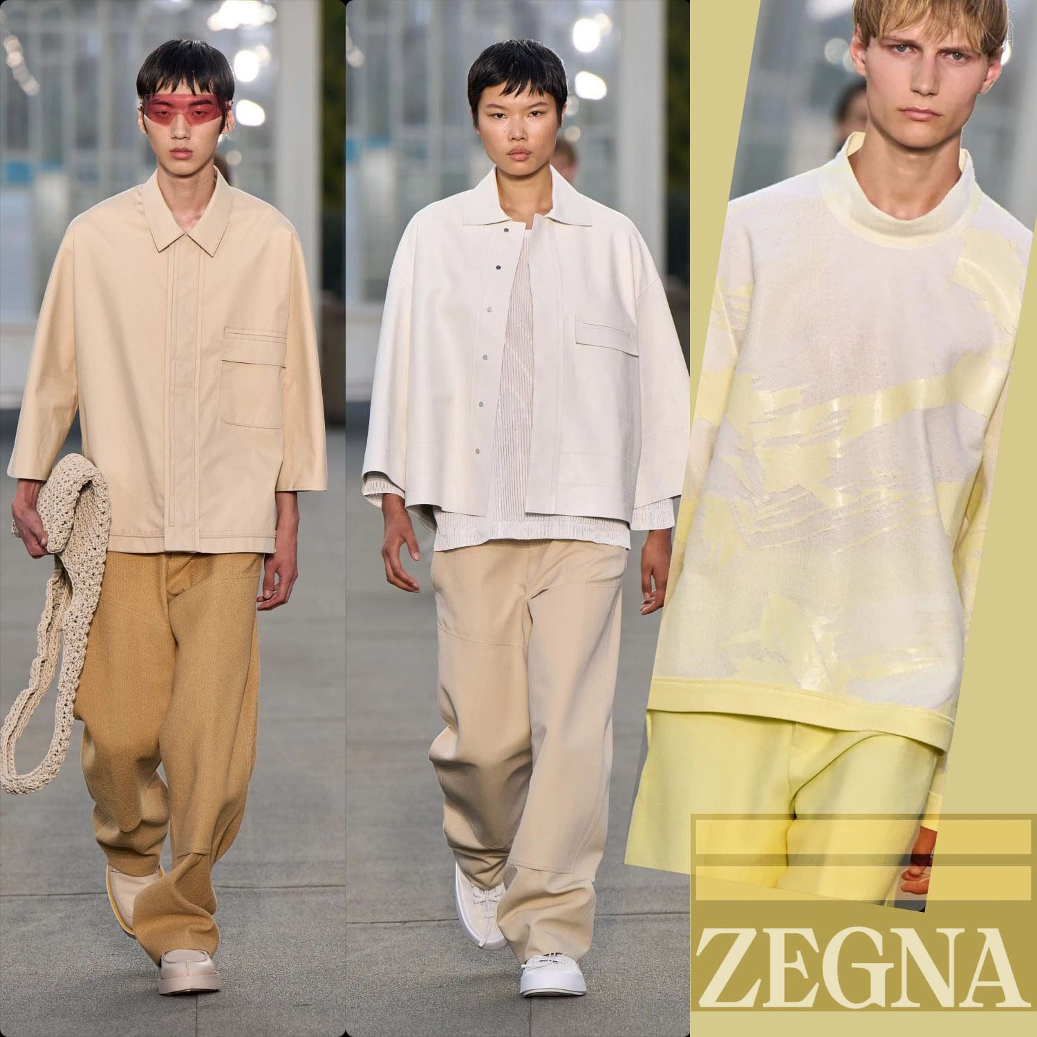 Zegna Homens Primavera Verão 2023 Runway revista