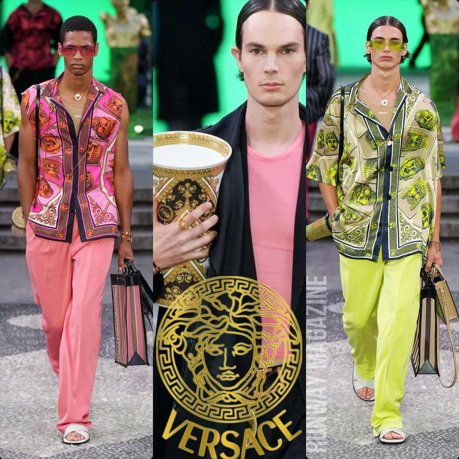 Versace Herren Frühling Sommer 2023 Runway Magazin