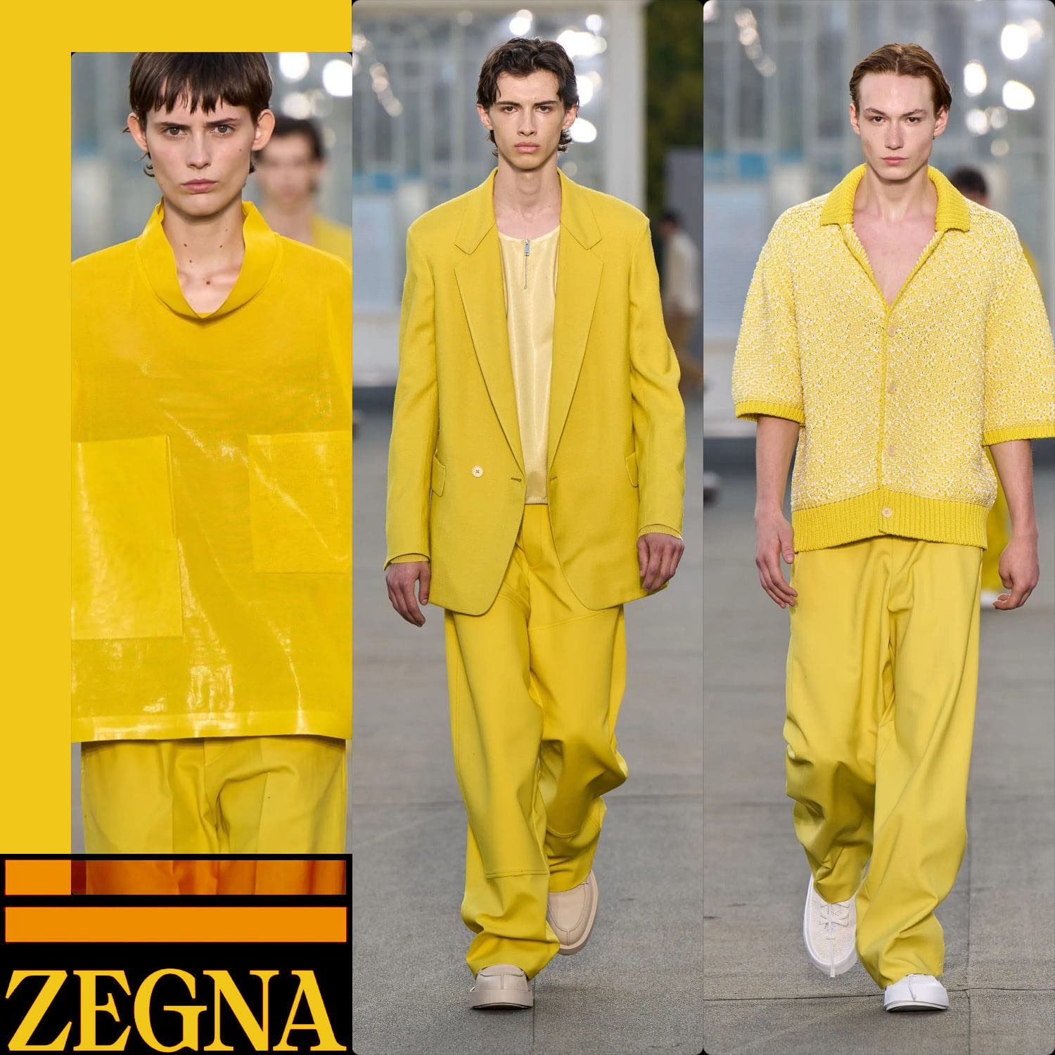 Zegna Homens Primavera Verão 2023 Runway revista