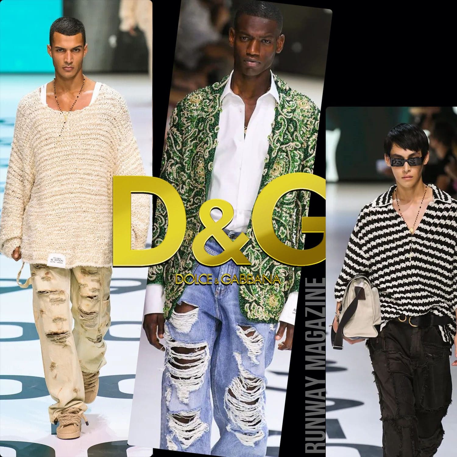 ドルチェ&ガッバーナ メンズ 春夏 2023 Runway 雑誌