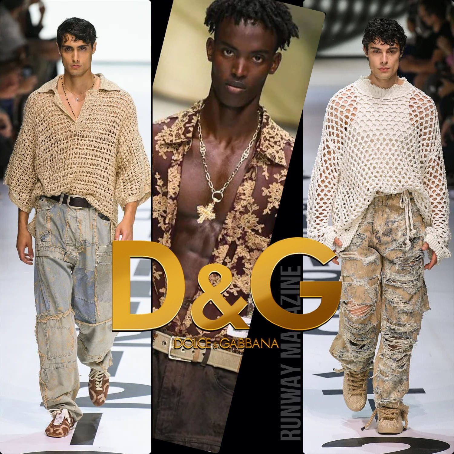 ドルチェ&ガッバーナ メンズ 春夏 2023 Runway 雑誌