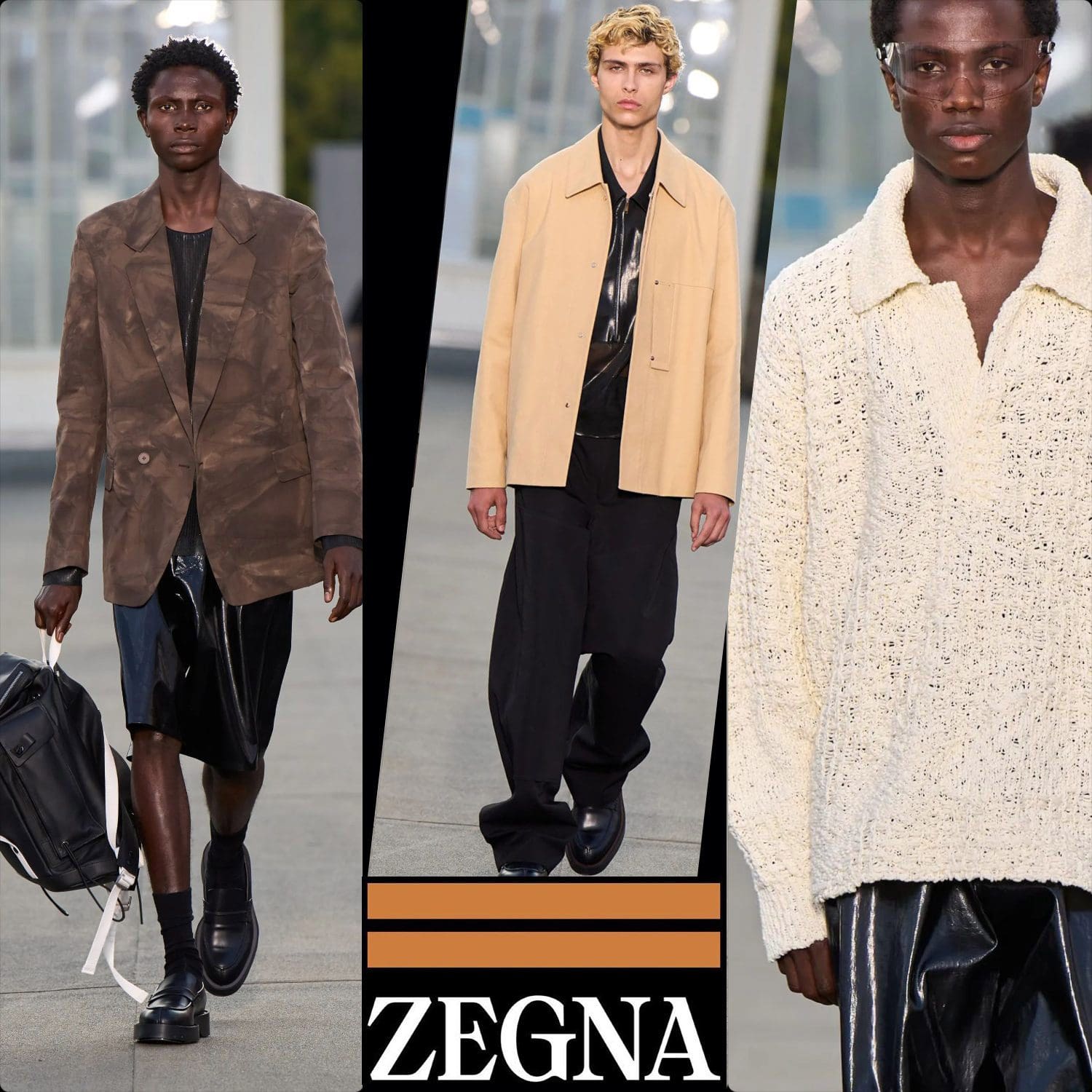 Zegna Homens Primavera Verão 2023 Runway revista