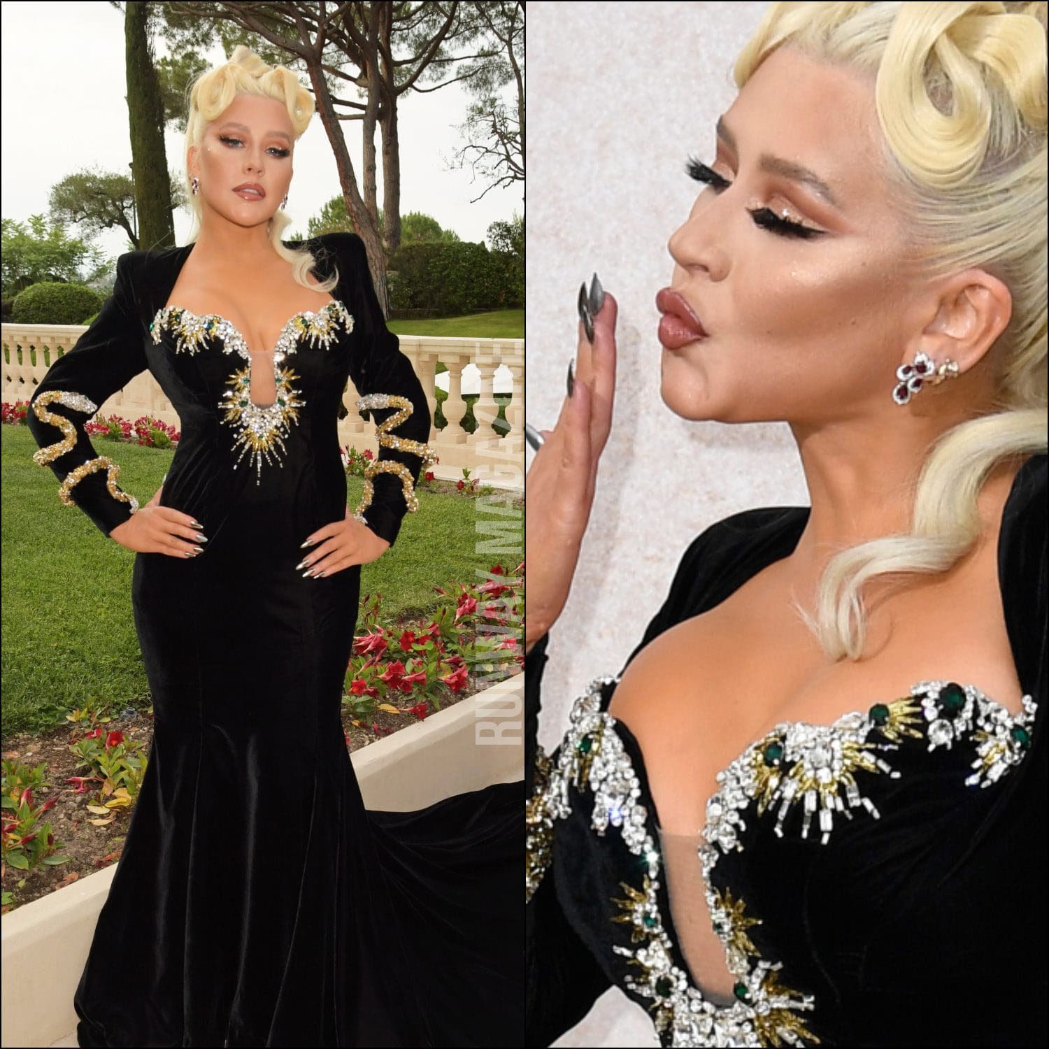 Christina Aguilera at amfAR Gala Cannes 2022 Runway Magazine