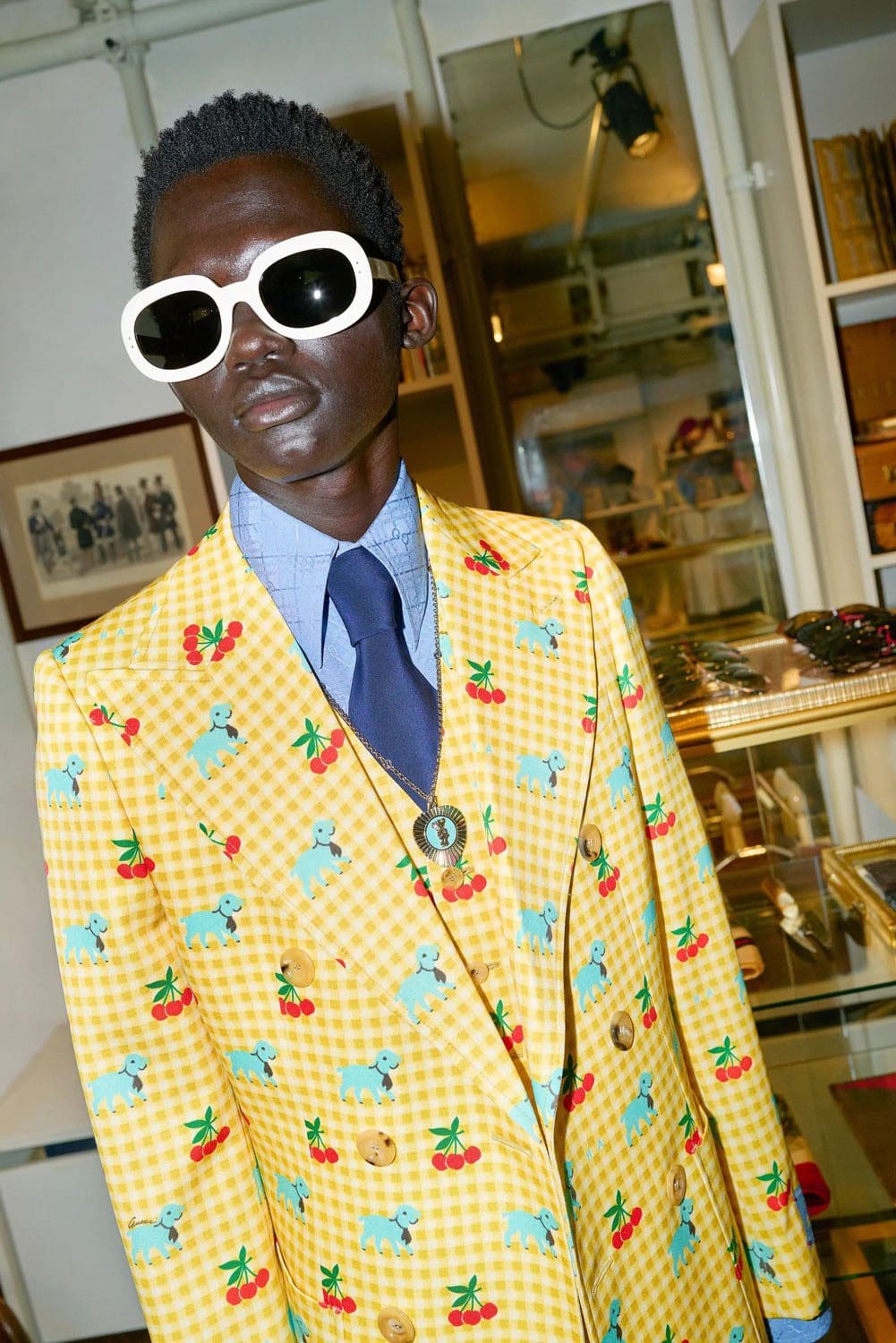 Gucci 哈哈哈合作 Runway 杂志