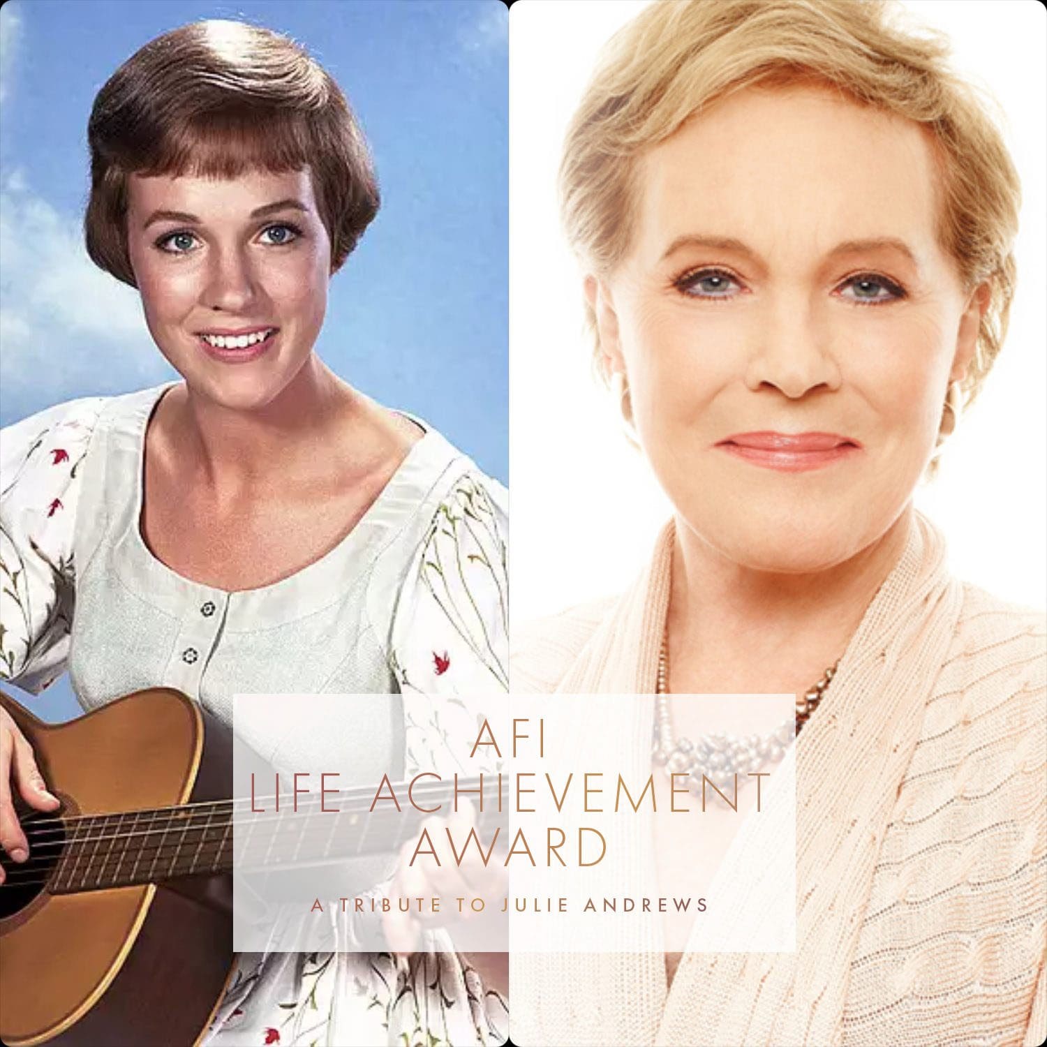 Julie Andrews 48e lauréate du prix AFI pour l'ensemble de ses réalisations