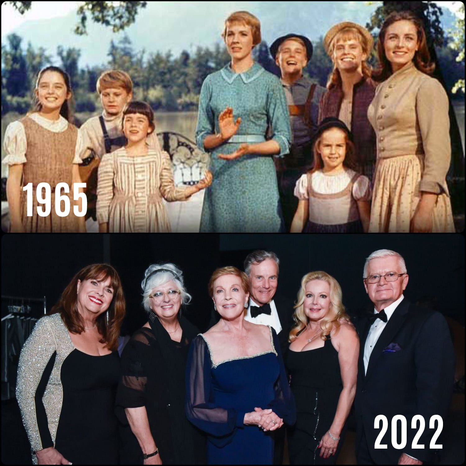 Prix ​​Julie Andrews AFI - The Sound of Music, famille von Trapp, distribution 1965 x 2022