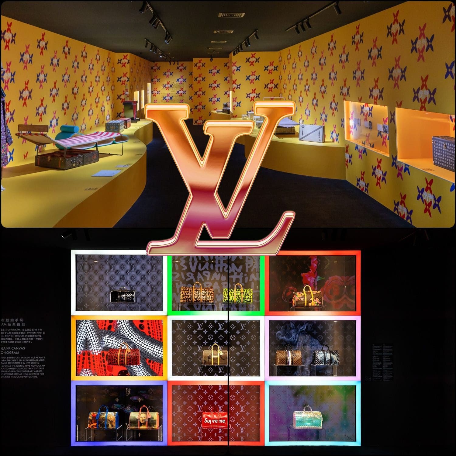 Exposición Louis Vuitton 160 en Qingdao China Runway Revistas