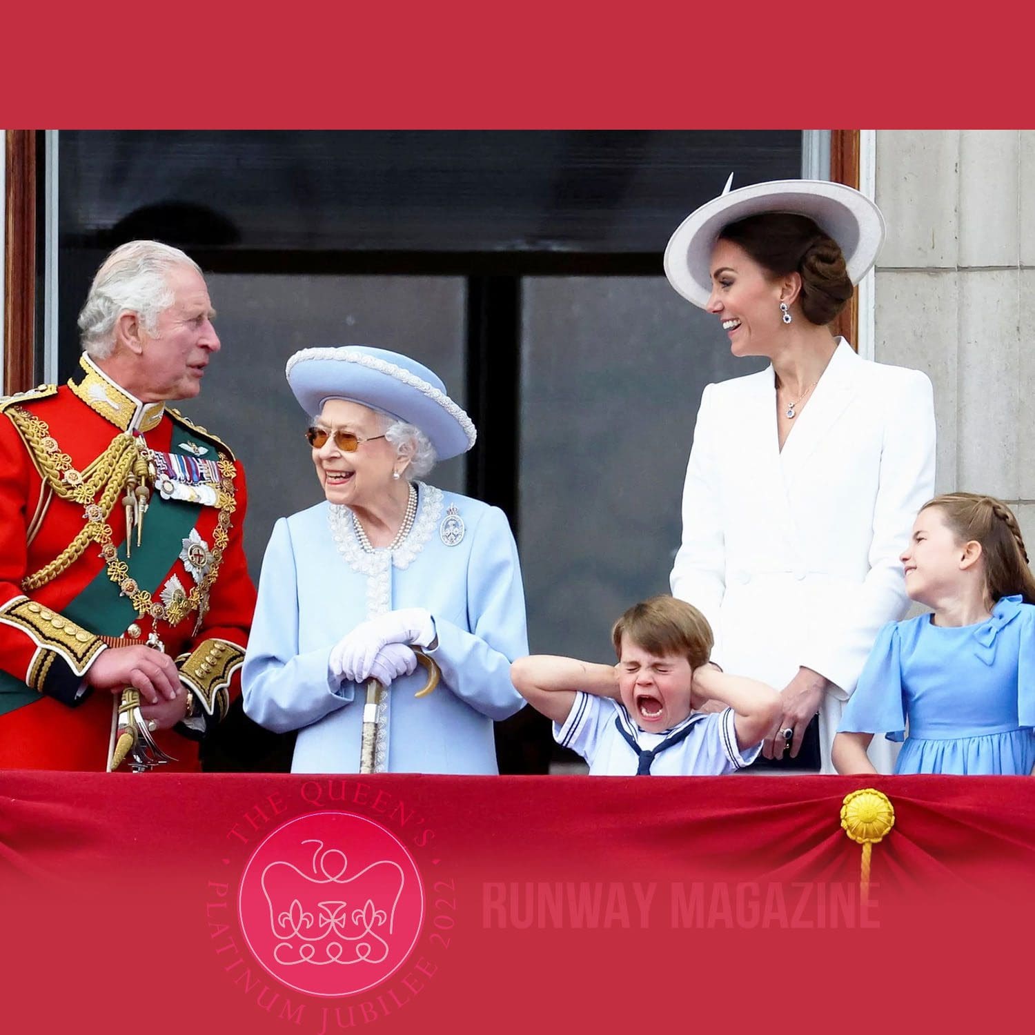 Família Real no 70º Jubileu de Platina Rainha Elizabeth II por RUNWAY MAGAZINE