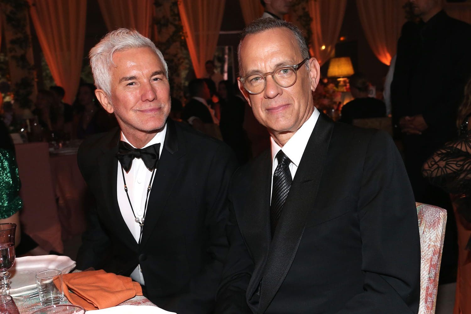 Tom Hanks and Baz Luhrmann at amfAR Gala Cannes 2022 Runway Magazine