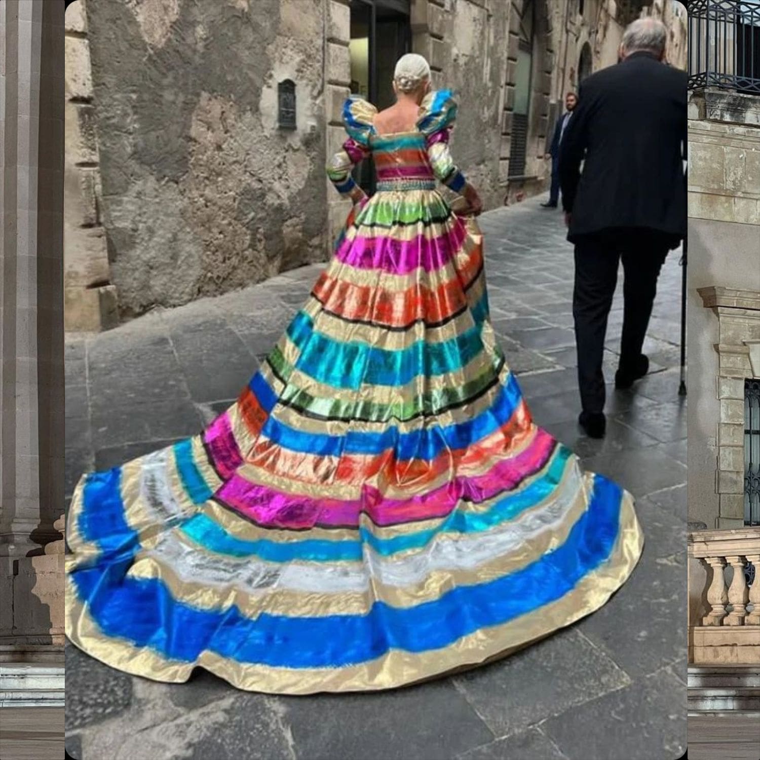 Helen Mirren at Dolce Gabbana Siracusa Alta Moda 2022 Runway Magazine