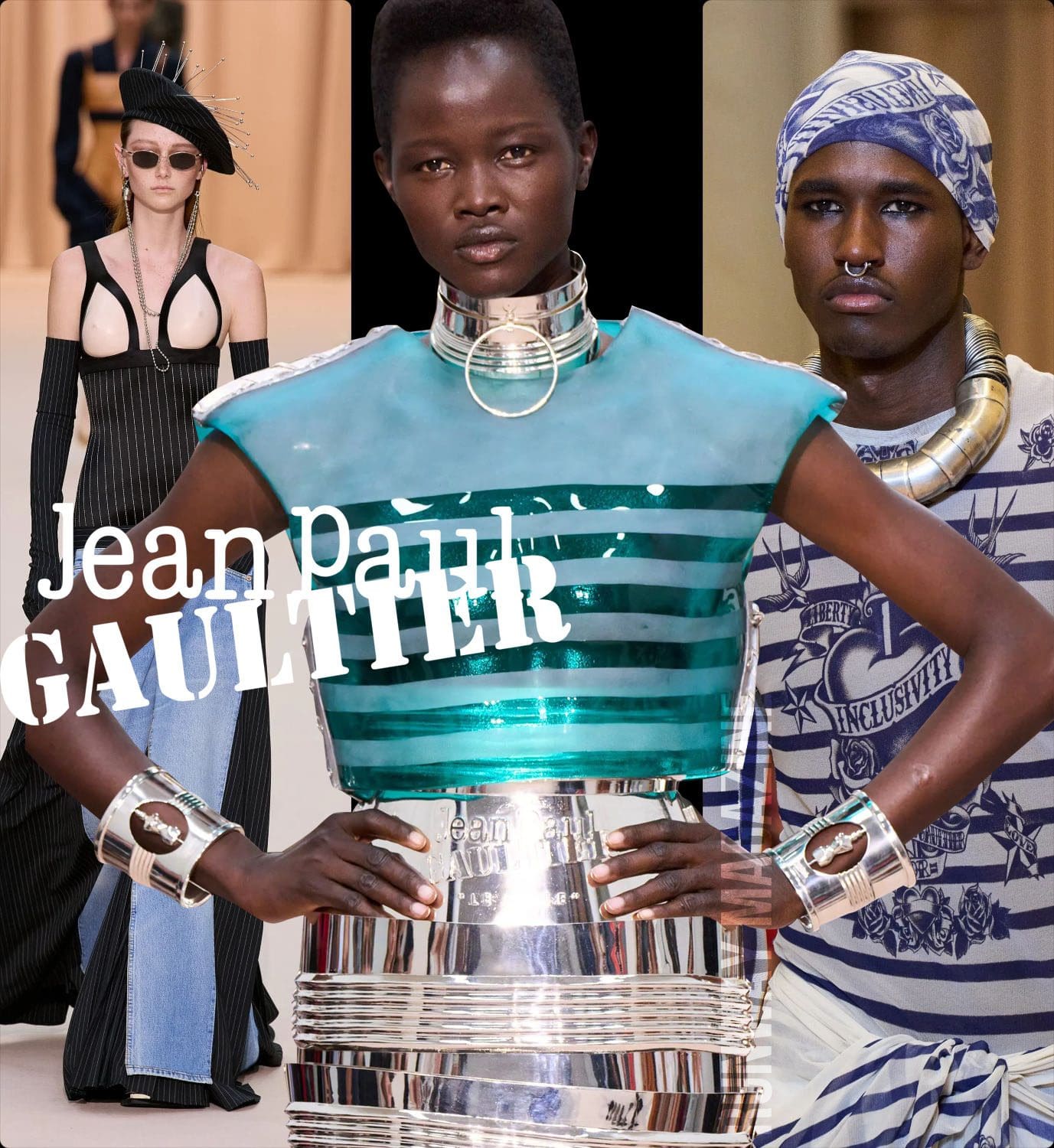 Jean Paul Gaultier by Olivier Rousteing - Couture Fall 2022 Runway Magazine