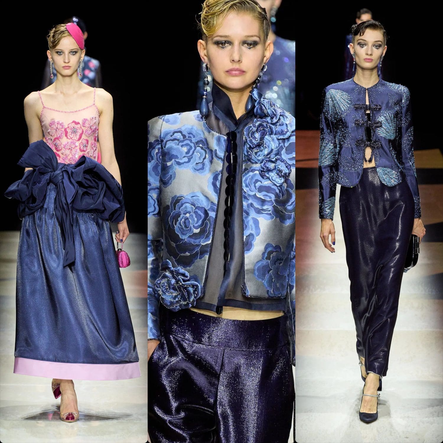 Giorgio Armani Privé outono inverno 2022-2023 Runway revista