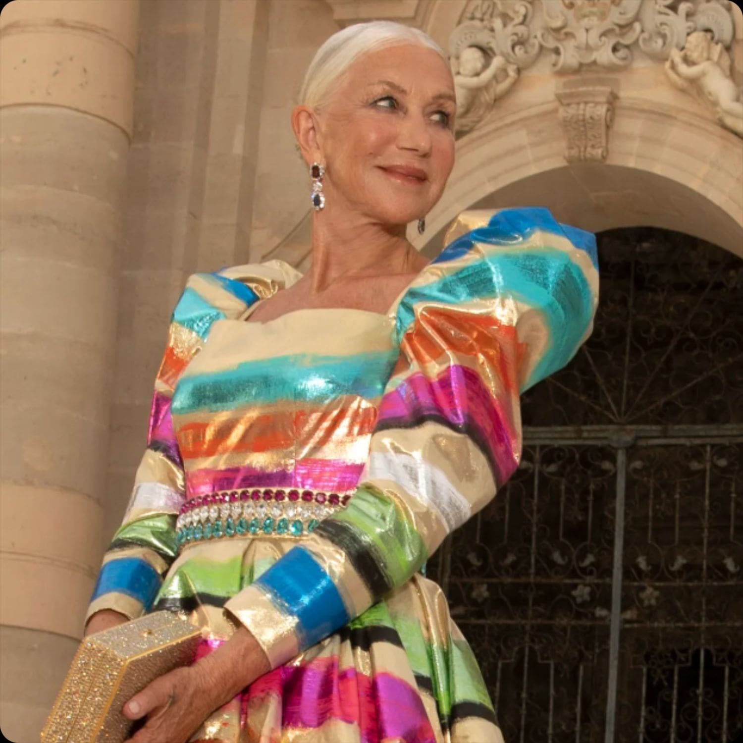 Helen Mirren at Dolce Gabbana Siracusa 2022 Runway Magazine