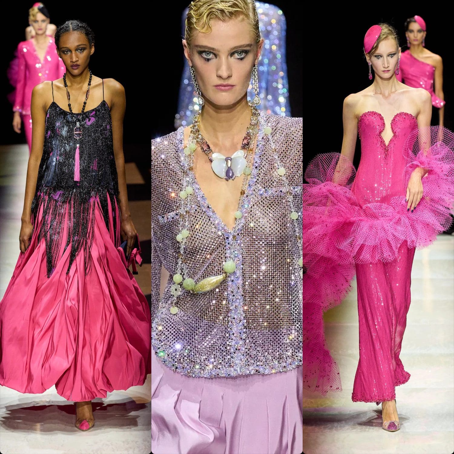 Giorgio Armani Privé outono inverno 2022-2023 Runway revista