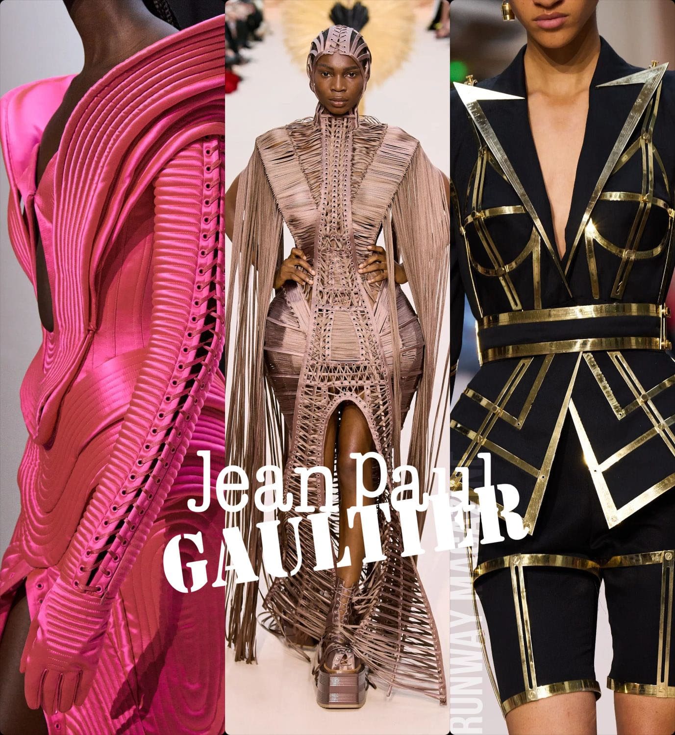 Jean Paul Gaultier by Olivier Rousteing - Couture Fall 2022 Runway Magazine
