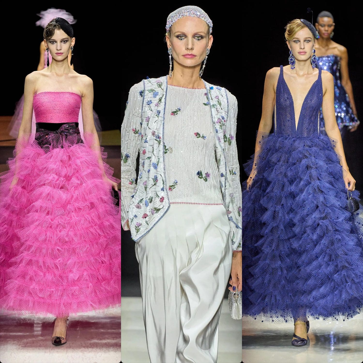 Giorgio Armani Privé outono inverno 2022-2023 Runway revista