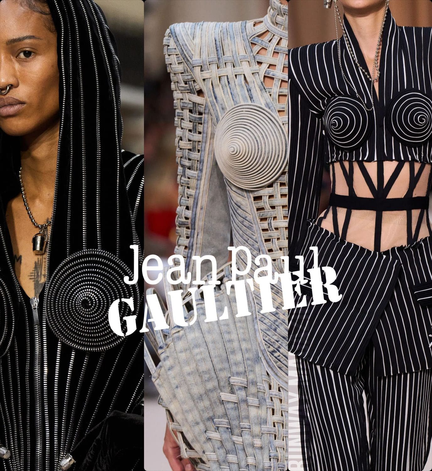 Jean Paul Gaultier by Olivier Rousteing - Couture Fall 2022 Runway Magazine